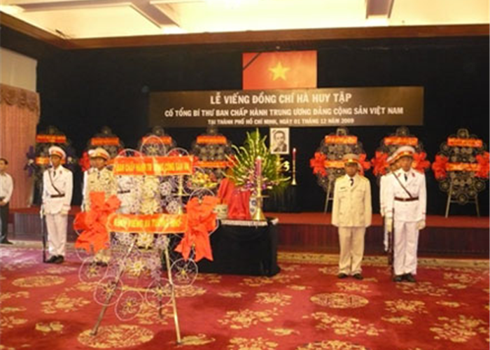 Lễ truy điệu cố Tổng Bí thư Hà Huy Tập tại TPHCM
