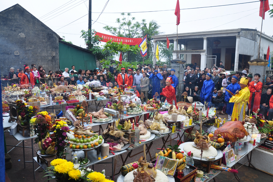 Nét đẹp văn hóa của lễ Đại Nghĩa ở Thôn Liên Thành xã Cẩm Nhượng